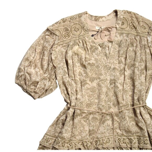 NEW SPELL & the Gypsy Collective Lioness Tunic Mini in Smoke Floral Dress S - Picture 7 of 10